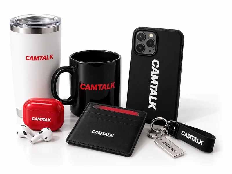CAMTALK 텀블러, 머그, 폰 케이스, 이어폰 케이스, 카드지갑과 키링