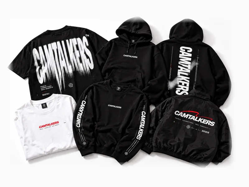 CAMTALKERS 티셔츠, 후드, 맨투맨과 재킷